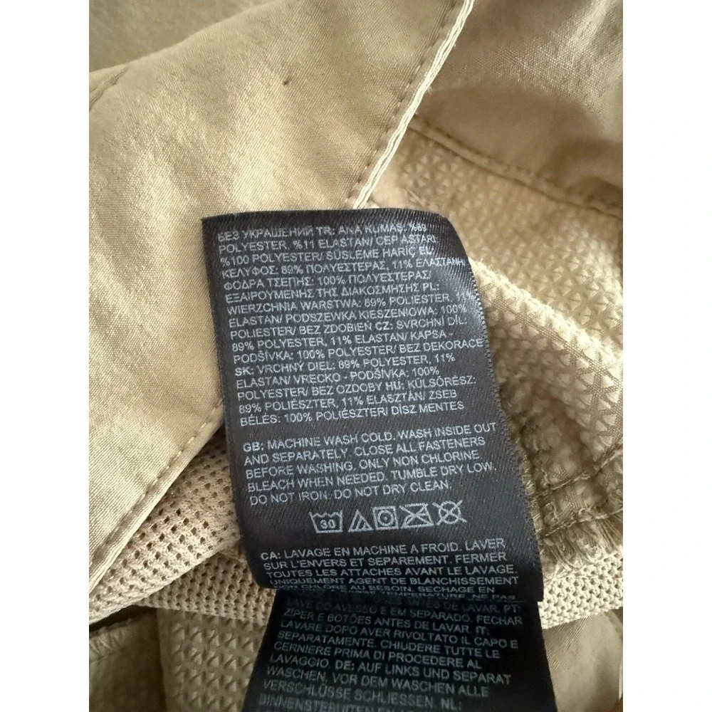 North Face Mens 32 Tan Hiking Shorts Stretch Performance Trail Outdoor Casual